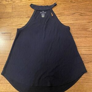 American Eagle Outfitters Navy Halter Tank Top